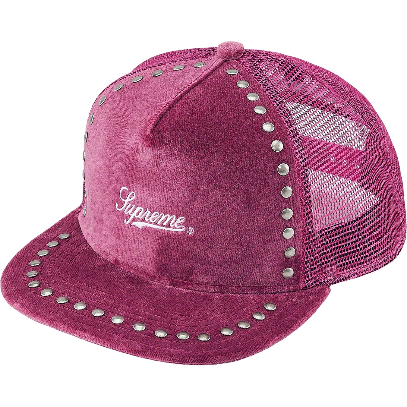 Studded Velvet Mesh Back 5-Panel view 10
